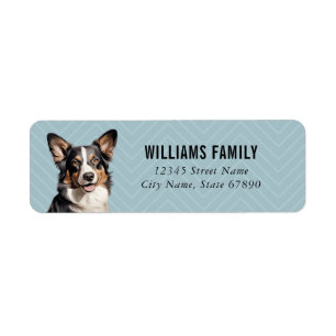 Cardigan Welsh Corgi Return Address Labels
