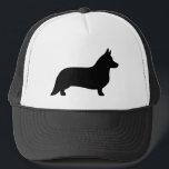 Cardigan Welsh Corgi Silhouette Trucker Hat<br><div class="desc"></div>