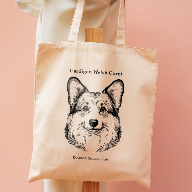 Cardigan Welsh Corgi Tote Bag (Creator Uploaded)