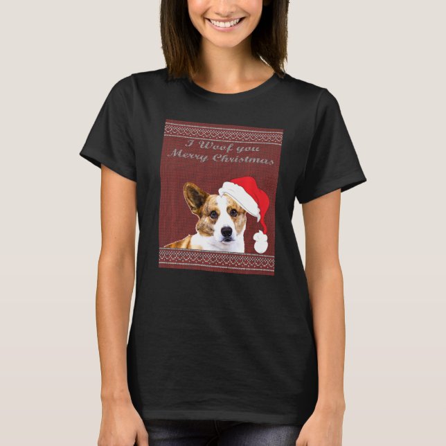 Cardigan Welsh Corgi Ugly Sweater Christmas Party (Front)