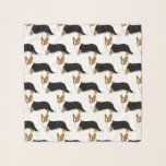 Cardigan Welsh Corgis Pattern Scarf<br><div class="desc">Cardi Lover's Scarf</div>