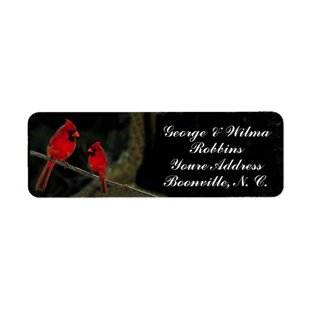 CARDINAL-2* LABEL (Front)
