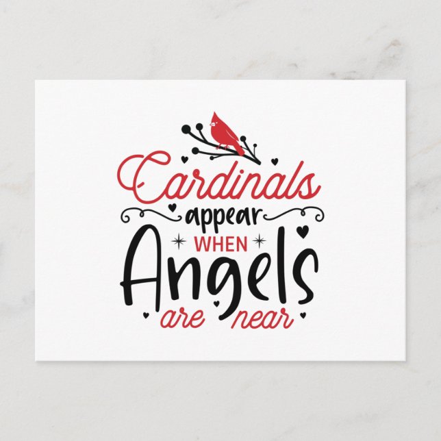 Cardinal Appear Postcard (Front)