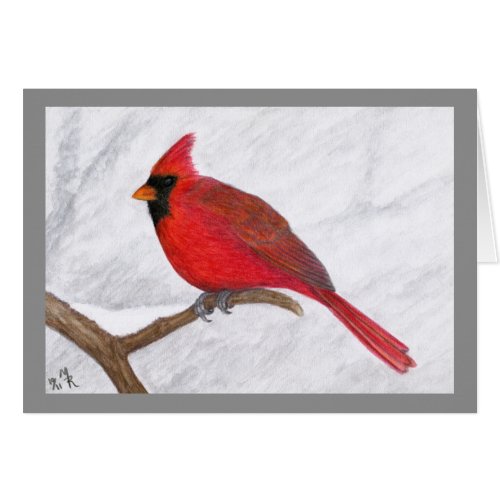 Cardinal Art Card