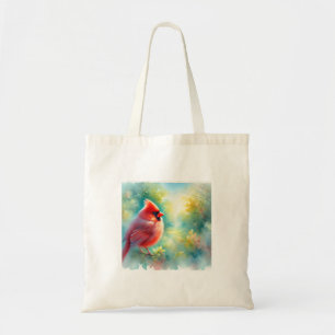 Cardinal Bird 300924AREF135 - Watercolor Tote Bag