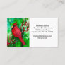 Cardinal Bird Business Card Bird Watcher