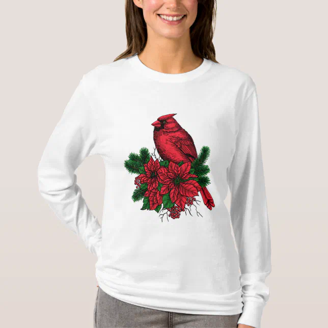 Cardinal bird clearance shirt