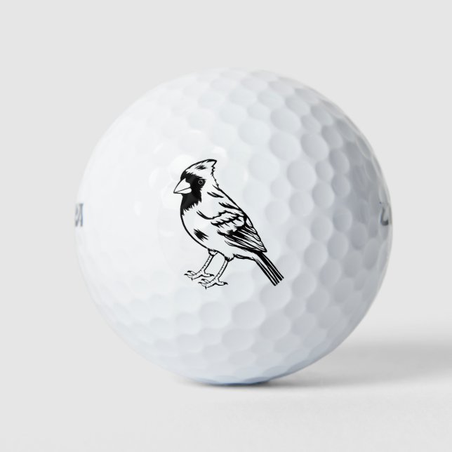Cardinal Bird Golf Balls (Front)