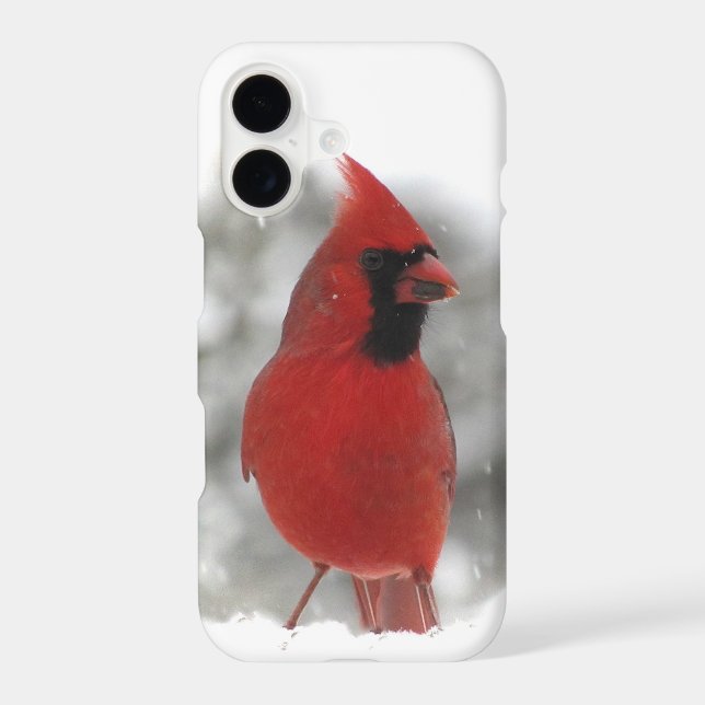 Cardinal Bird iPhone Case (Back)