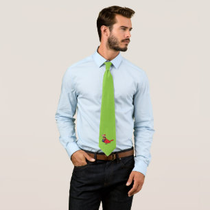 Cardinal Bird Love Mating Calls Neck Tie