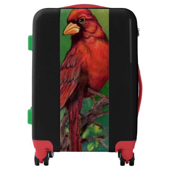 Cardinal Bird Luggage (Front)
