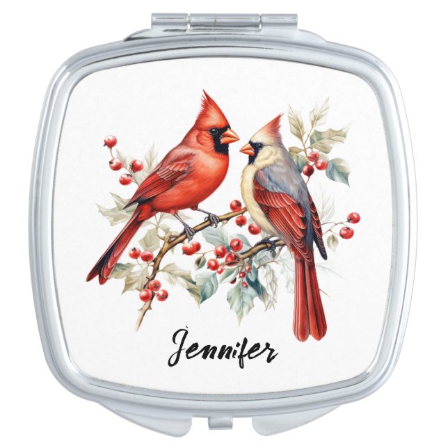 Cardinal Bird Mirror (Front)