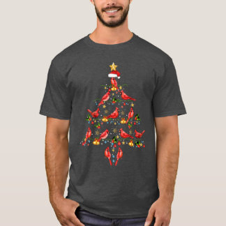 Cardinal Bird Ornament Decoration Christmasree fri T-Shirt