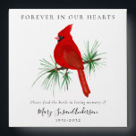 Cardinal Bird Seed Packet Memorial Funeral  Envelope<br><div class="desc">Encourage your funeral or memorial guests to scatter seeds in honor of your loved one. This custom design can be personalized with the name and dates of your loved one. A seed packet can then be placed inside. Please note that these envelopes are empty, seeds need to be purchased separately...</div>