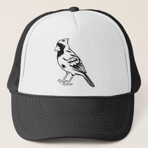 Cardinal Bird Trucker Hat