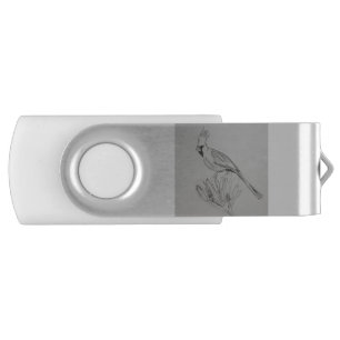Cardinal Bird USB Flash Drive