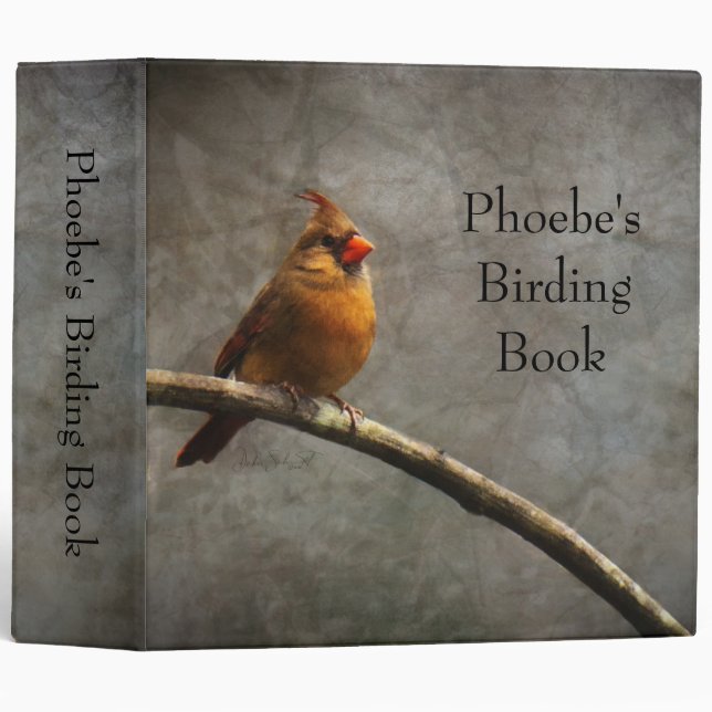 Cardinal Birding Binder (2") (Front/Spine)