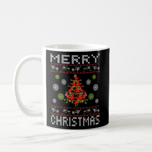 Cardinal Birds Christmas Tree Boon Funny Christmas Coffee Mug