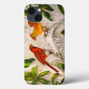  iPhone 13 Pro Max Louisville, KY Pride Red Cardinal Birder,  Birdwatching Case : Cell Phones & Accessories