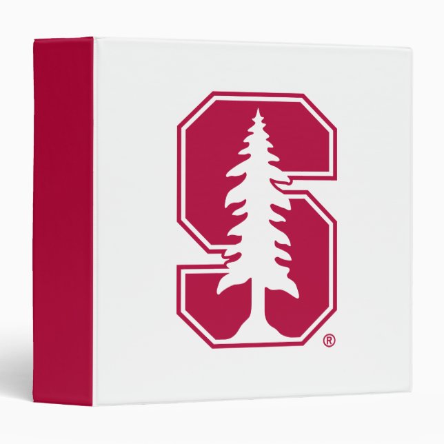 Cardinal Block "S" with Tree 3 Ring Binder (Front/Spine)