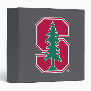 Cardinal Block "S" with Tree 3 Ring Binder