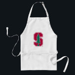 Cardinal Block "S" with Tree Adult Apron<br><div class="desc">Check out these official Stanford University designs! Personalize your own Stanford merchandise on Zazzle.com! Click the Customize button to insert your own name, class year, or club to make a unique product. Try adding text using various fonts & view a preview of your design! Zazzle's easy to customize products have...</div>
