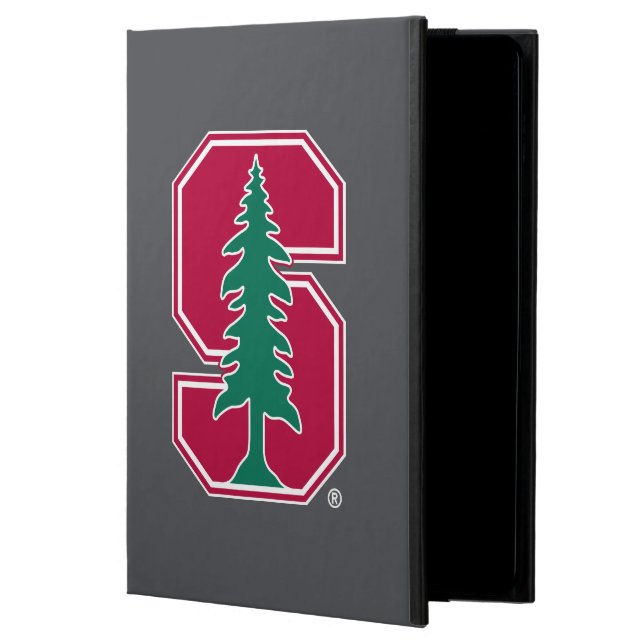 Cardinal Block "S" with Tree Case For iPad Air (Front)