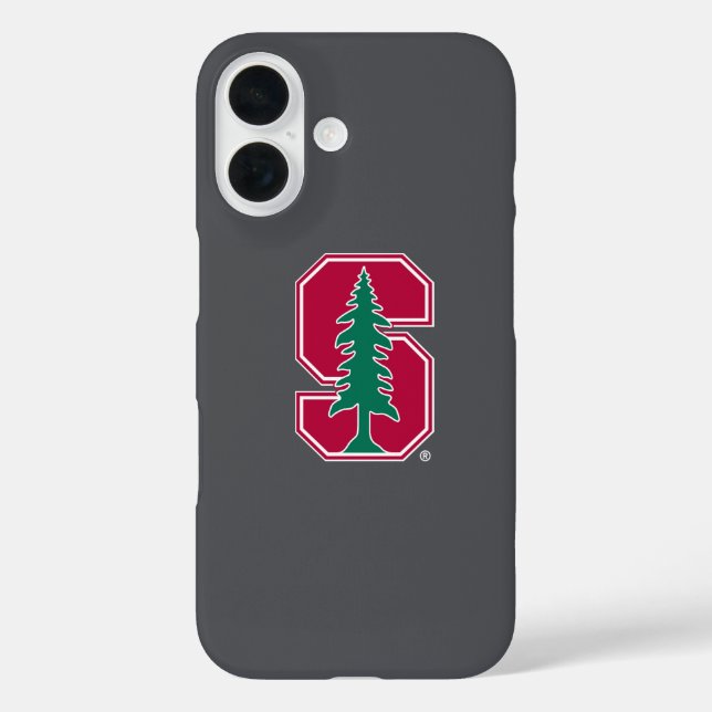 Cardinal Block "S" with Tree Case-Mate iPhone Case (Back)