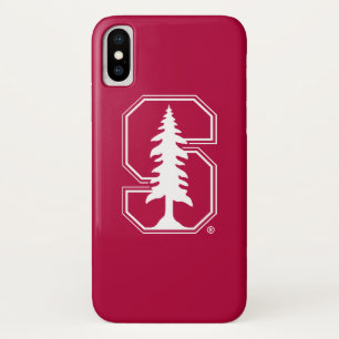 Cardinal Block "S" with Tree iPhone X Case