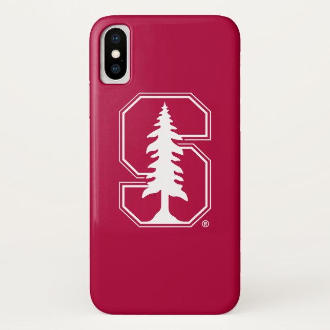 Cardinal Block "S" with Tree Case-Mate iPhone Case (Back)