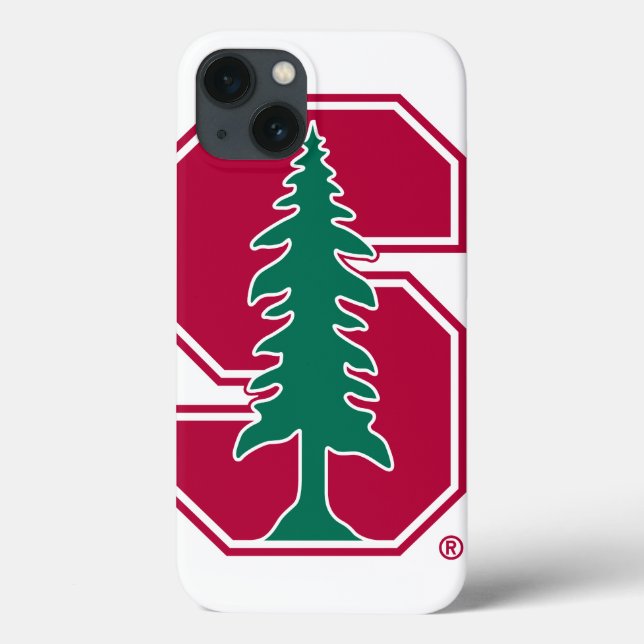 Cardinal Block "S" with Tree Case-Mate iPhone Case (Back)