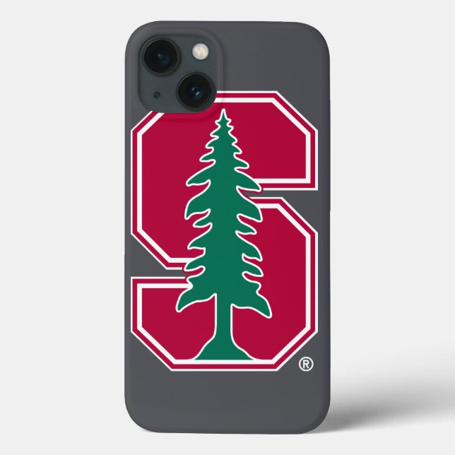Cardinal Block "S" with Tree Case-Mate iPhone Case (Back)