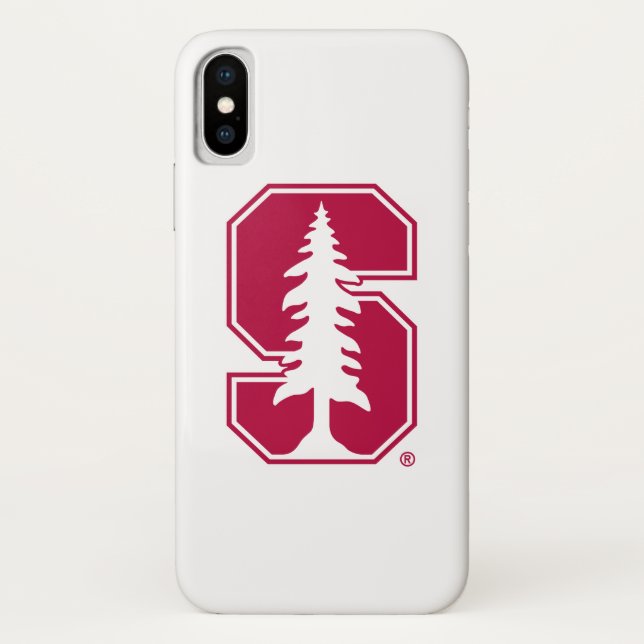 Cardinal Block "S" with Tree Case-Mate iPhone Case (Back)