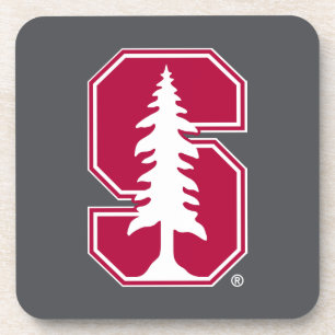 Cardinal Block "S" with Tree Drink Coaster