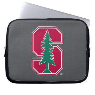 Cardinal Block "S" with Tree Laptop Sleeve