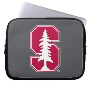 Cardinal Block "S" with Tree Laptop Sleeve