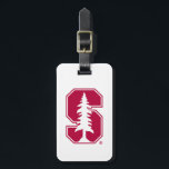 Cardinal Block "S" with Tree Luggage Tag<br><div class="desc">Check out these official Stanford University designs! Personalize your own Stanford merchandise on Zazzle.com! Click the Customize button to insert your own name, class year, or club to make a unique product. Try adding text using various fonts & view a preview of your design! Zazzle's easy to customize products have...</div>