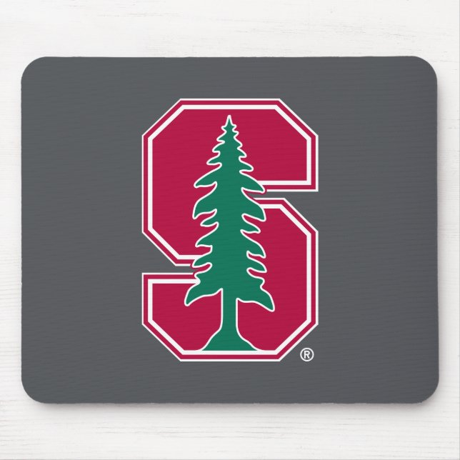 Cardinal Block "S" with Tree Mouse Pad (Front)