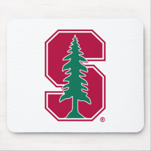 Cardinal Block "S" with Tree Mouse Pad