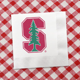 Cardinal Block "S" with Tree Napkins