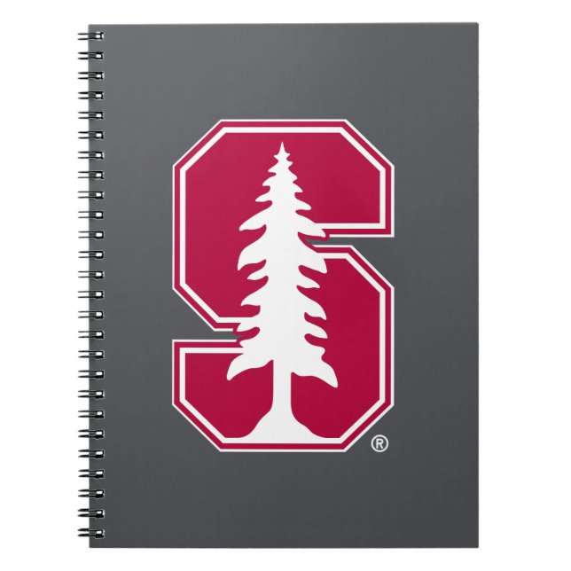 Cardinal Block "S" with Tree Notebook (Front)