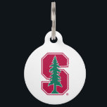 Cardinal Block "S" with Tree Pet Name Tag<br><div class="desc">Check out these official Stanford University designs! Personalize your own Stanford merchandise on Zazzle.com! Click the Customize button to insert your own name, class year, or club to make a unique product. Try adding text using various fonts & view a preview of your design! Zazzle's easy to customize products have...</div>