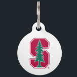 Cardinal Block "S" with Tree Pet Name Tag<br><div class="desc">Check out these official Stanford University designs! Personalize your own Stanford merchandise on Zazzle.com! Click the Customize button to insert your own name, class year, or club to make a unique product. Try adding text using various fonts & view a preview of your design! Zazzle's easy to customize products have...</div>