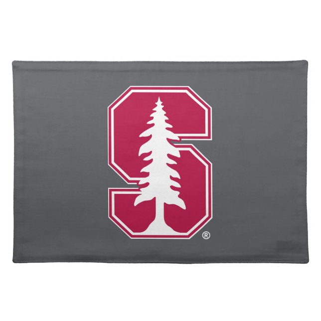 Cardinal Block "S" with Tree Placemat (Front)