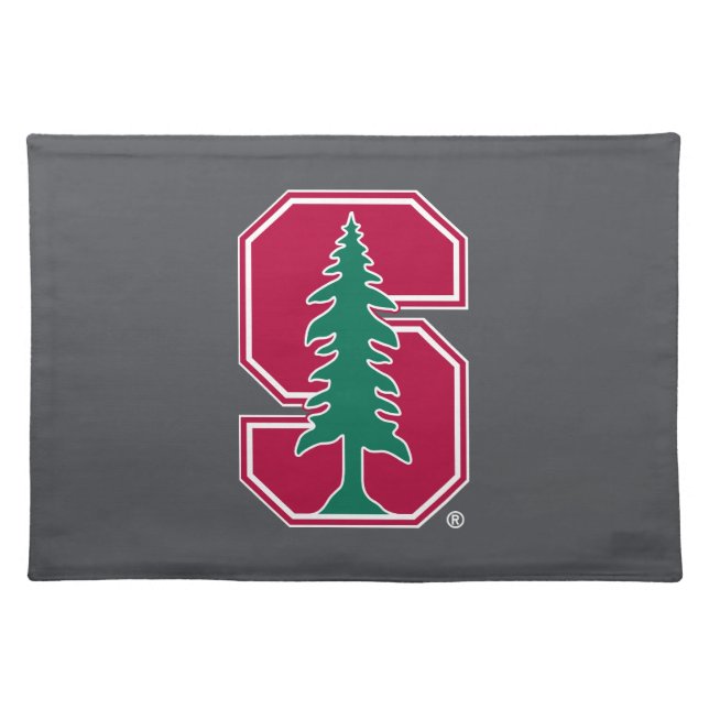 Cardinal Block "S" with Tree Placemat (Front)