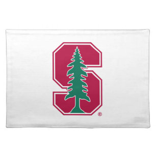 Cardinal Block "S" with Tree Placemat