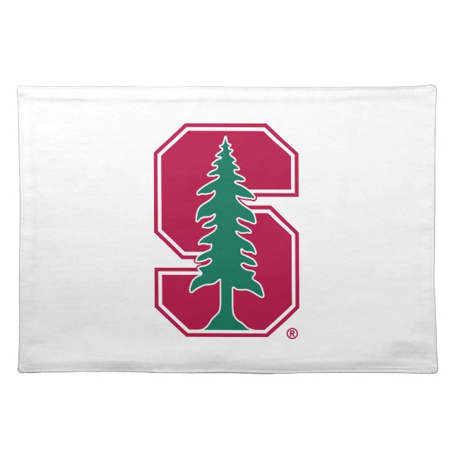 Cardinal Block "S" with Tree Placemat (Front)