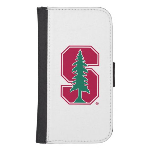 Cardinal Block S with Tree Samsung S4 Wallet Case