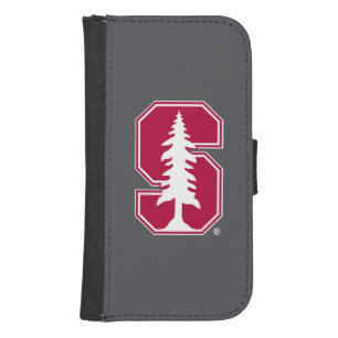 Cardinal Block "S" with Tree Phone Wallet