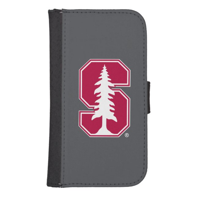 Cardinal Block "S" with Tree Samsung Galaxy Wallet Case (Front)